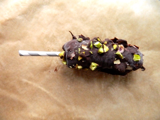 Chocolate-Pistachio "Ice Cream" Bars // SImply Real Health //