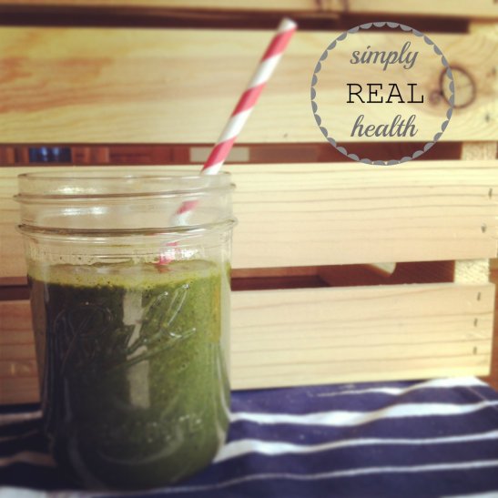 Blackberry Basil [Green] Smoothie from Simply Real Health